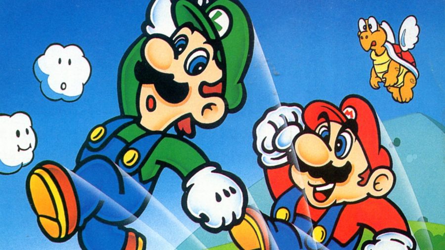 Uma captura de tela de um dos melhores jogos do Mario, Super Mario All-Stars