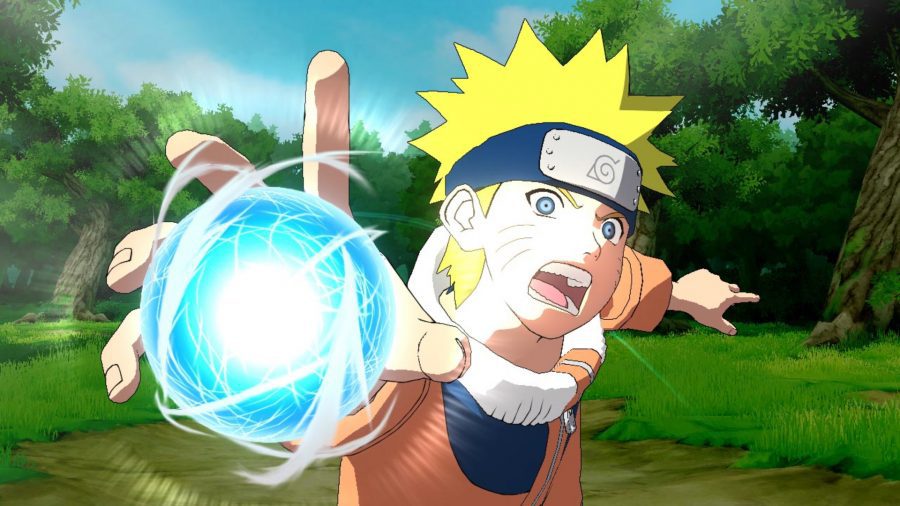 Naruto realizando um ataque