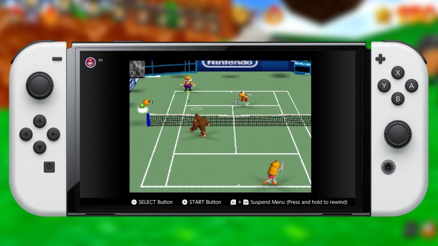 Mario Tennis está sendo jogado no Nintendo Switch Online