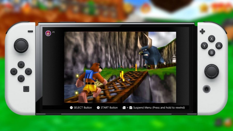 Banjo-Kazooie está sendo jogado no Nintendo Switch Online