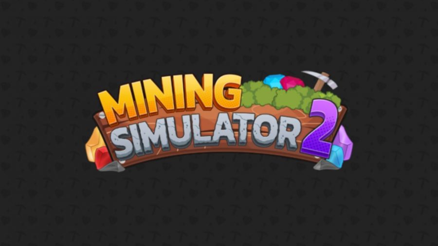 O logotipo do Mining Simulator 2 em um plano de fundo.