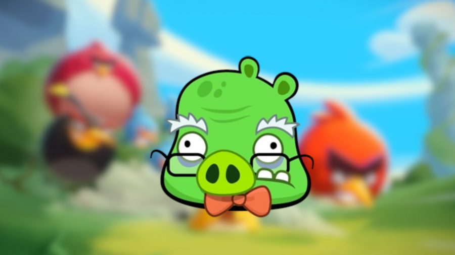 Personagem de Angry Birds Professor Porco