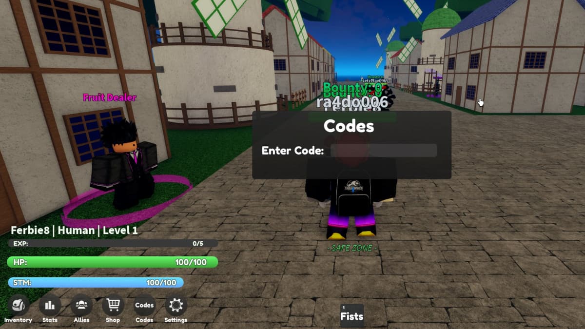 Code Sea Piece mới nhất và cách nhập code 