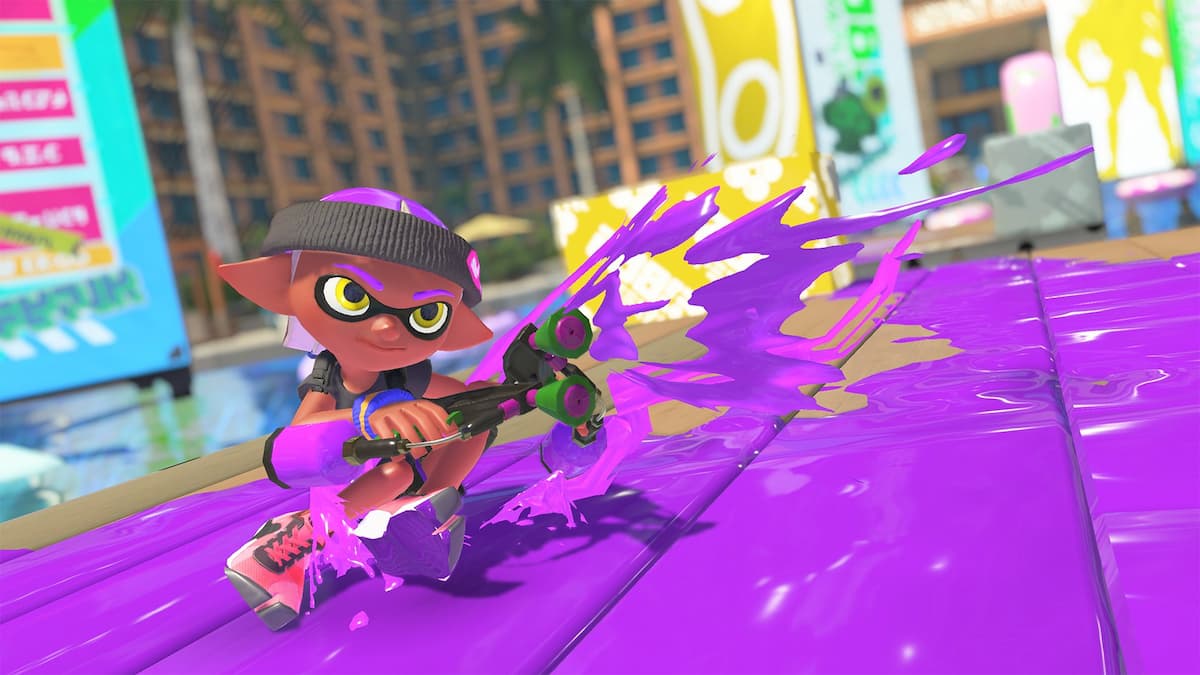 Splatoon 3 dualie shot