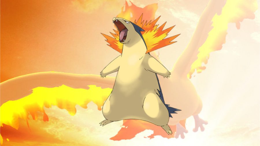 Typhlosion pokemon de fogo