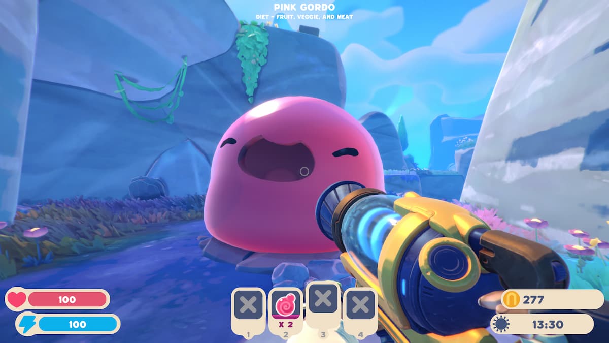 gordo rosa em slime rancher 2