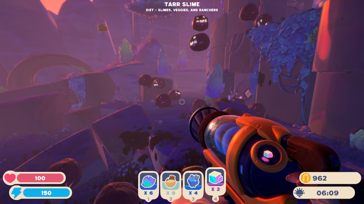 invasão de tarr em slime rancher 2