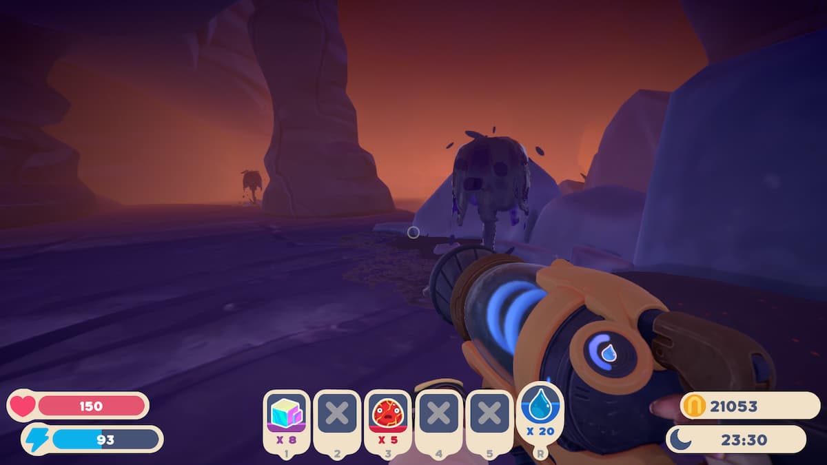 óleo de caverna em slime rancher 2