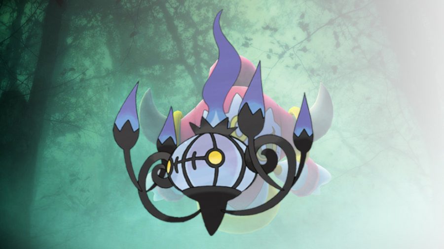 Pokémon fantasma Chandelure