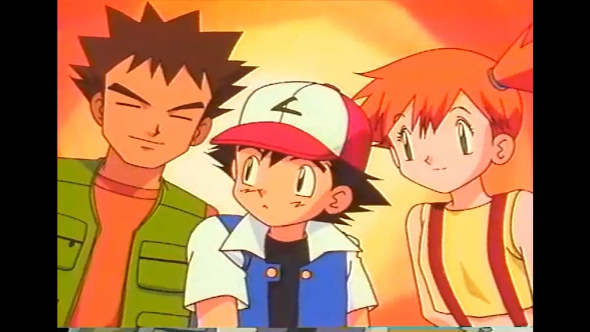 Ash e seus amigos em Pokémon