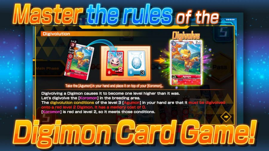 Tela promocional para Digimon Card Game 