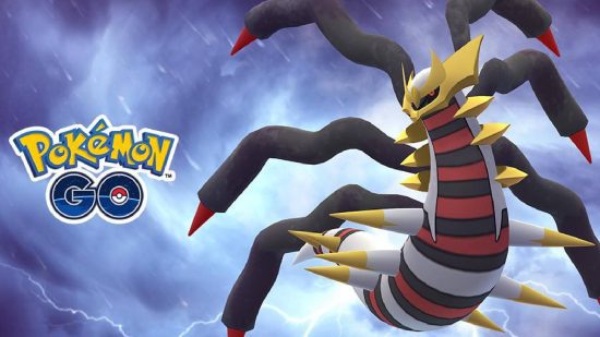 Pokemon Go Giratina: arte chave mostra o lendário dragão de antimatéria Pokémon conhecido como Giratina