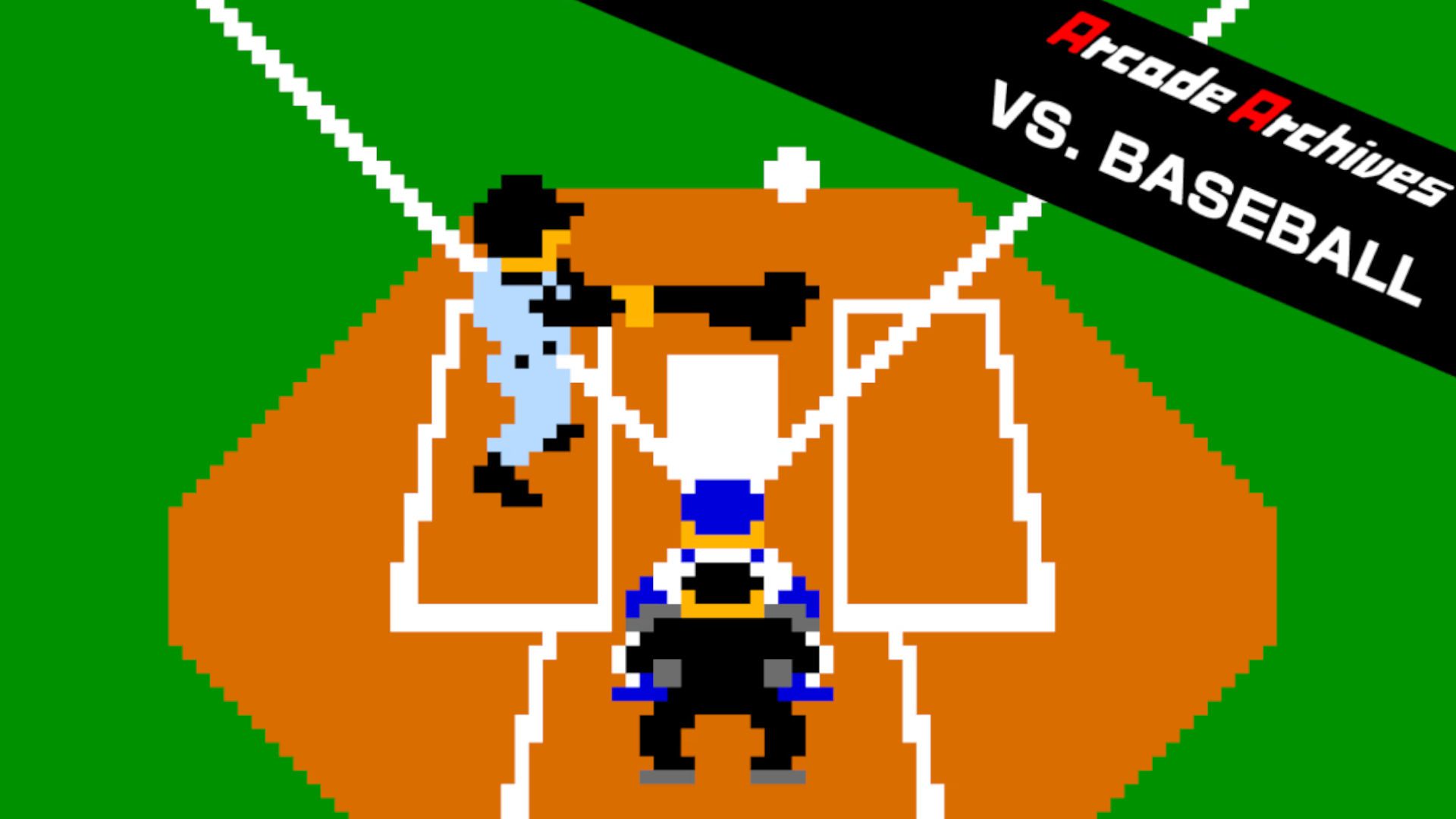 Capa para Arcade Archives VS Baseball, um dos arquivos arcade de jogos de beisebol da coleção