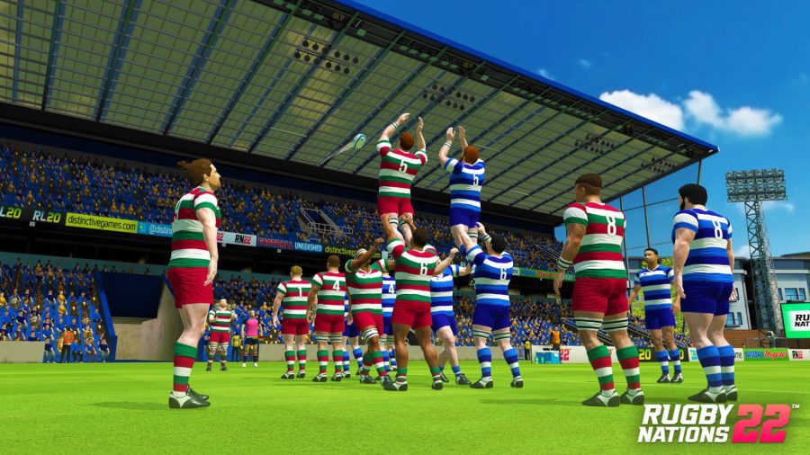 Capa Rugby Nations 22, um dos jogos de rugby mais realistas no celular