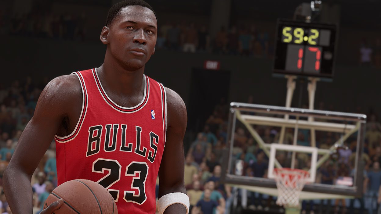 NBA 2k23 Michael Jordan captura de tela