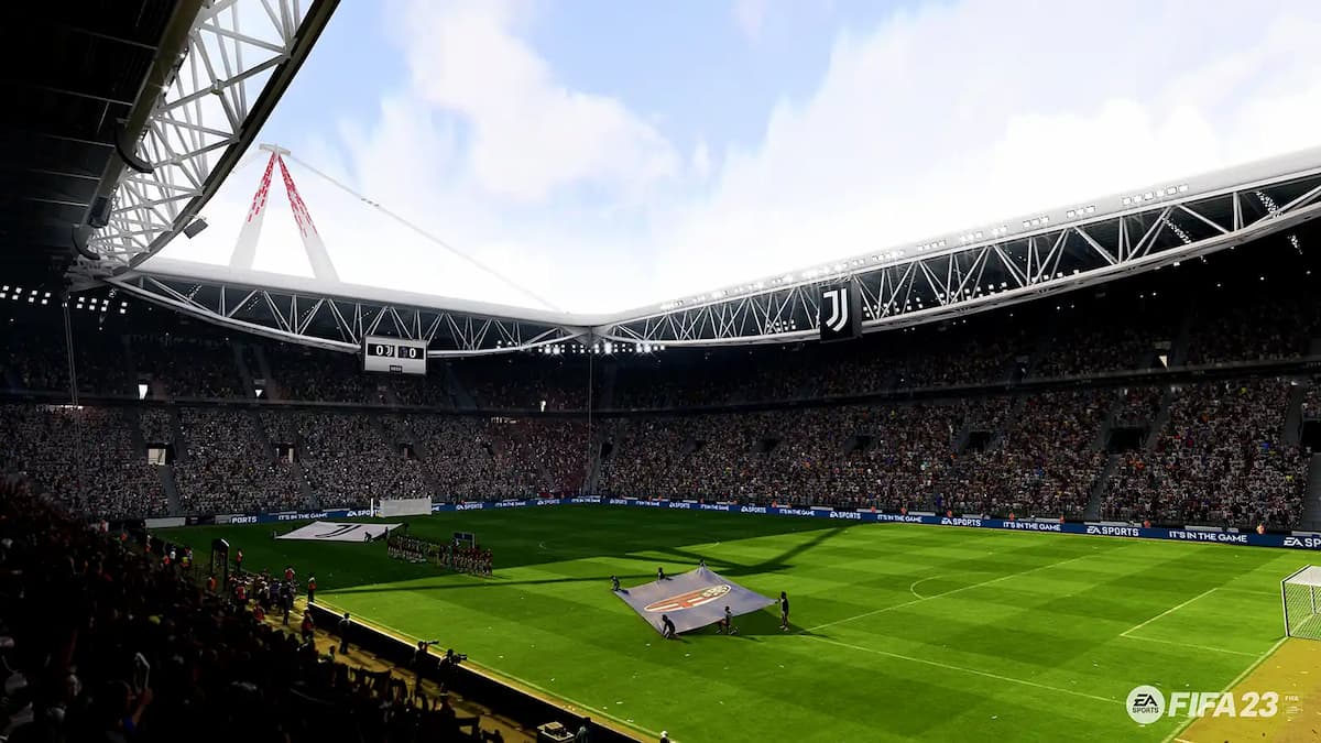 fifa 23 screenshot do estádio da Juventus