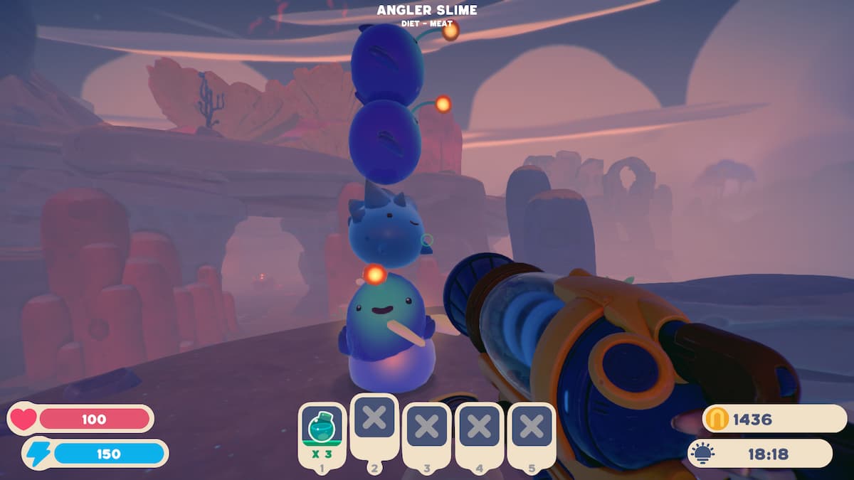 pilha de pescadores em slime rancher 2