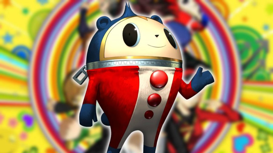 Persona 4 Persona: Teddie de Persona 4 Golden é visível 