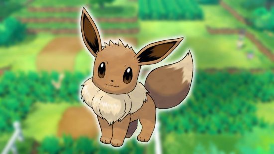 best gen 1 Pokemon: key art shows the Pokemon Eevee