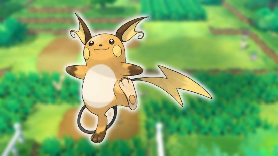 best gen 1 Pokemon: key art shows the Pokemon Raichu