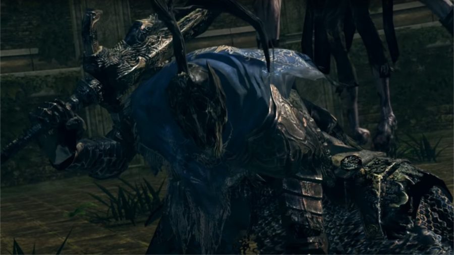 Close up of Dark Souls' Artorias