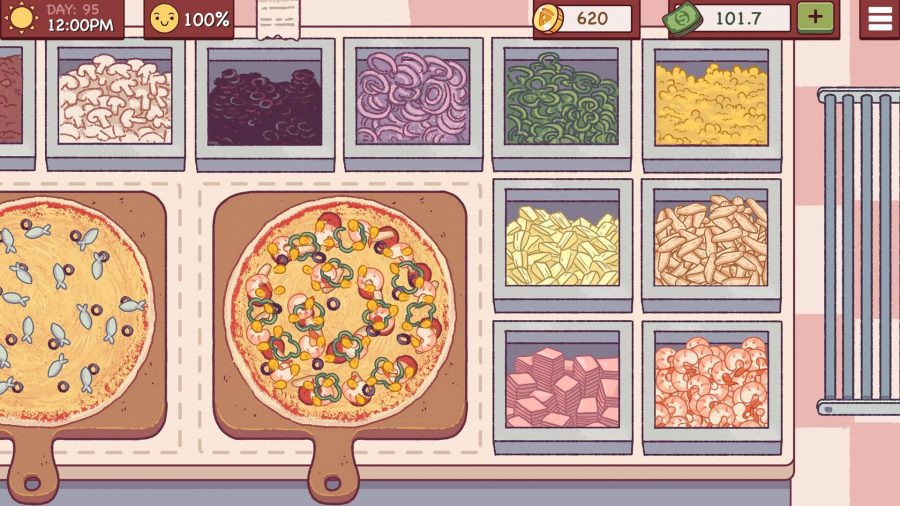 Jogos de Cozinha;  Captura de tela de Boa Pizza, Ótima Pizza