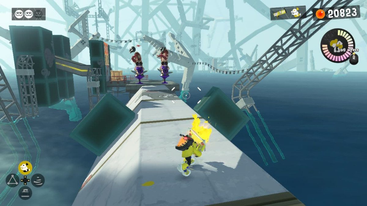 Splatoon 3 Após Alterna Mind the Gap