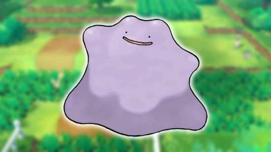 best gen 1 Pokemon: key art shows the Pokemon Ditto