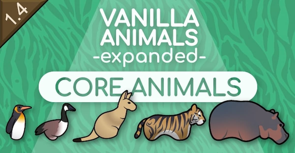 animais de baunilha expandido mod no rimworld