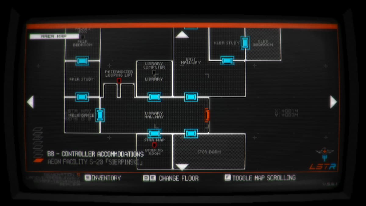 B8 mapa inferior em signalis