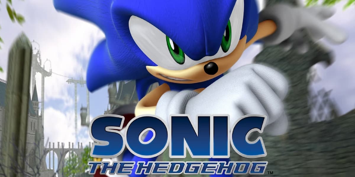 Capa do título do Sonic 06