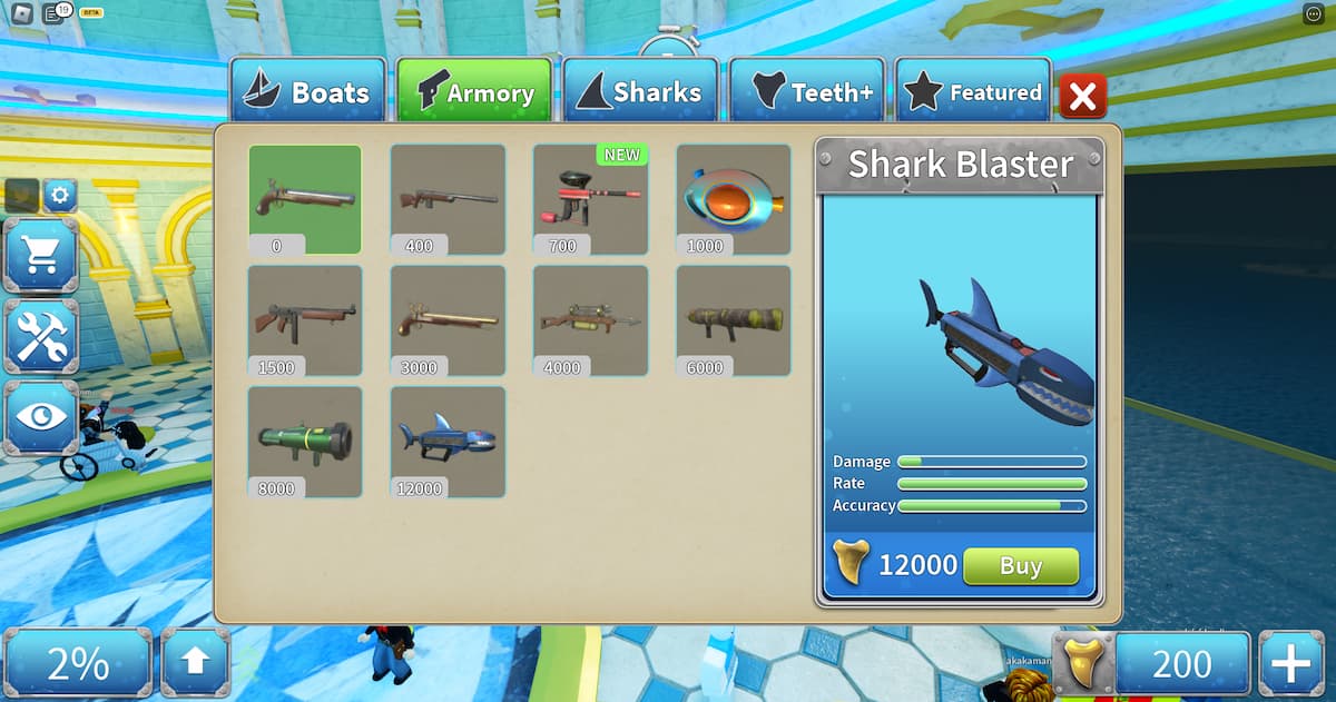 Sharkblaster em Sharkbite 2