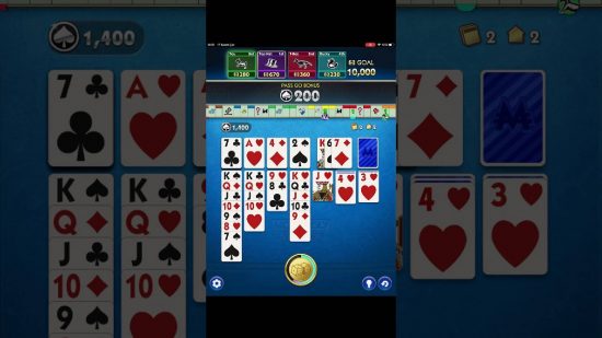 Jogos de monopólio: uma captura de tela mostra um tabuleiro virtual de monopólio
