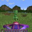 shooting creeper in minecraft