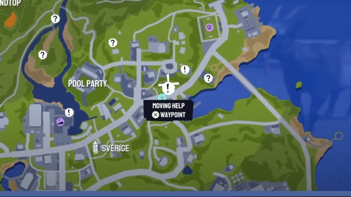 Localização do mapa para o evento Moving Help.