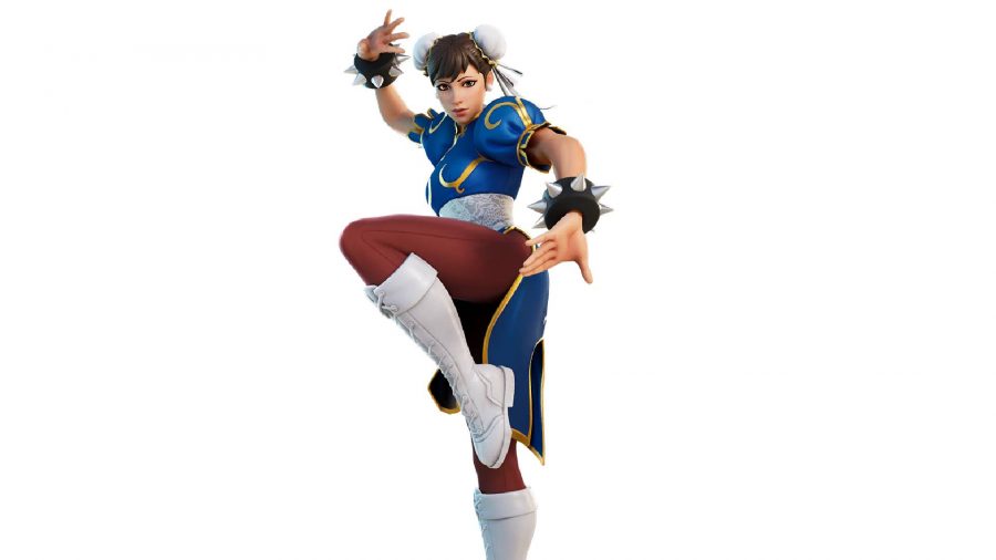 Chun-Li de Street Fighter é visível como uma skin de Fortnite