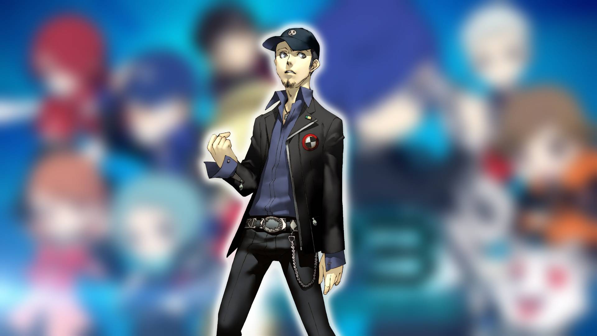 Personagens de Persona 3: Junpei Iori de Persona 3 Portable estão visíveis