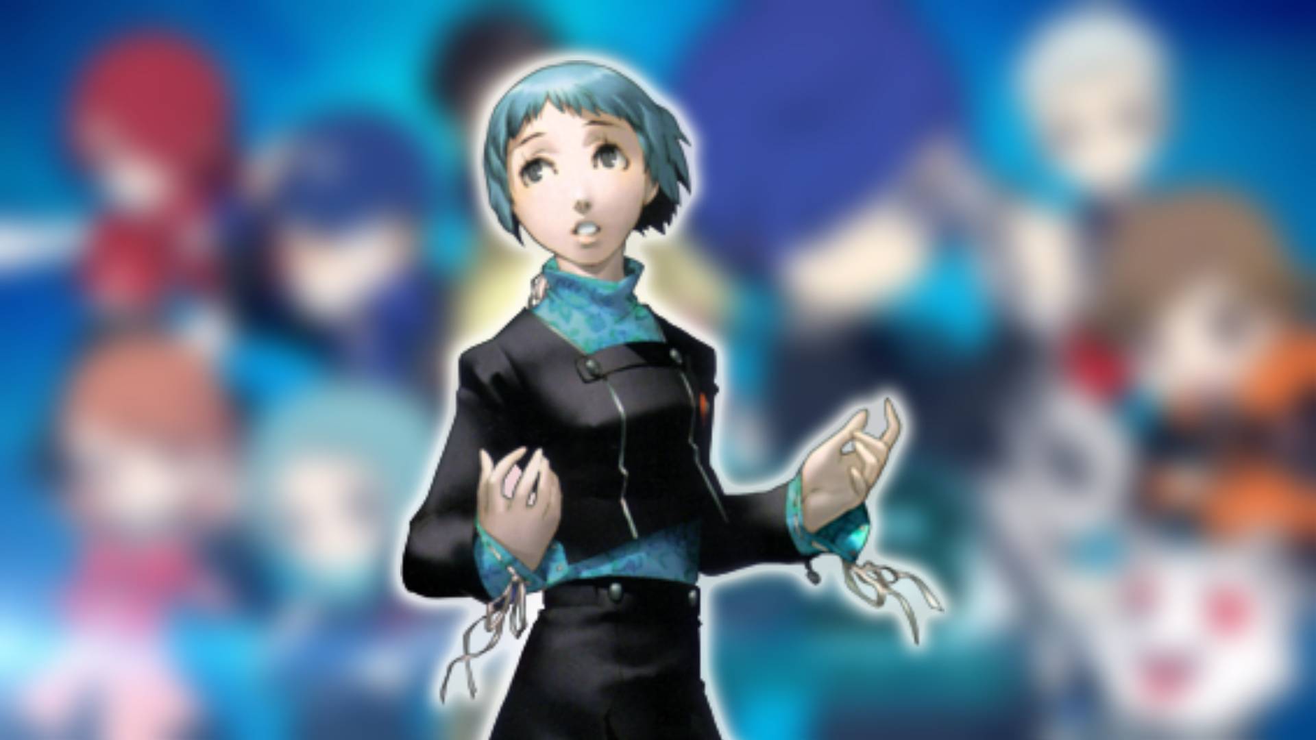 Personagens de Persona 3: Fuuka Yamagishi de Persona 3 Portable estão visíveis