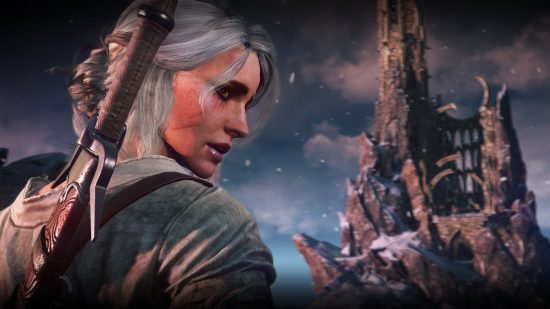 The Witcher 3 wallpaper Ciri olhando por cima do ombro