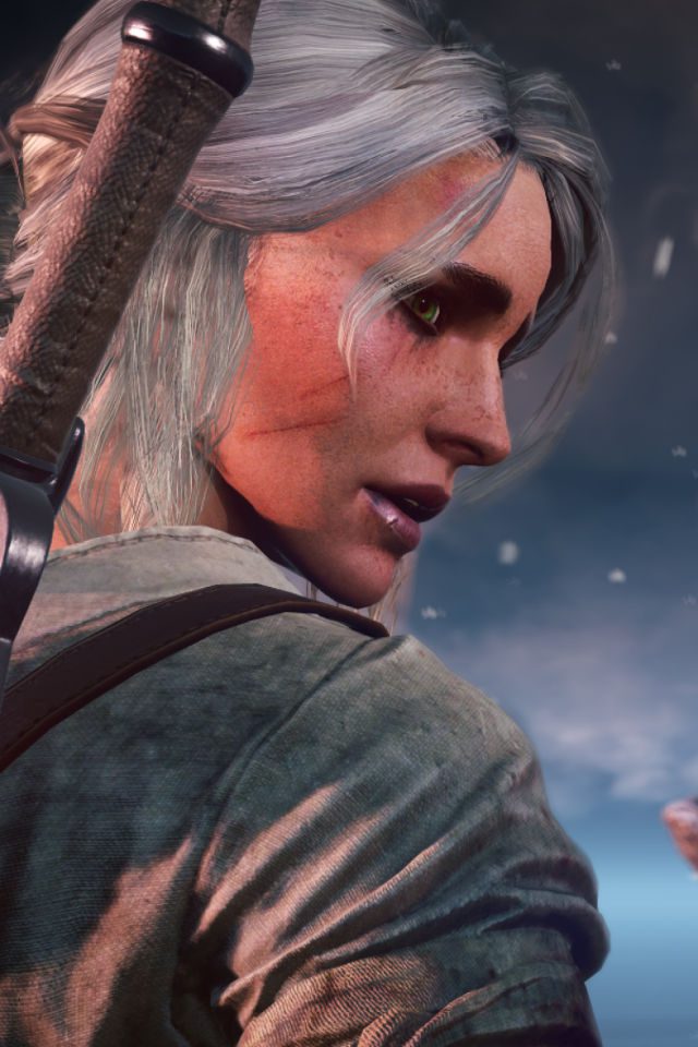 The Witcher 3 wallpaper Ciri olhando por cima do ombro