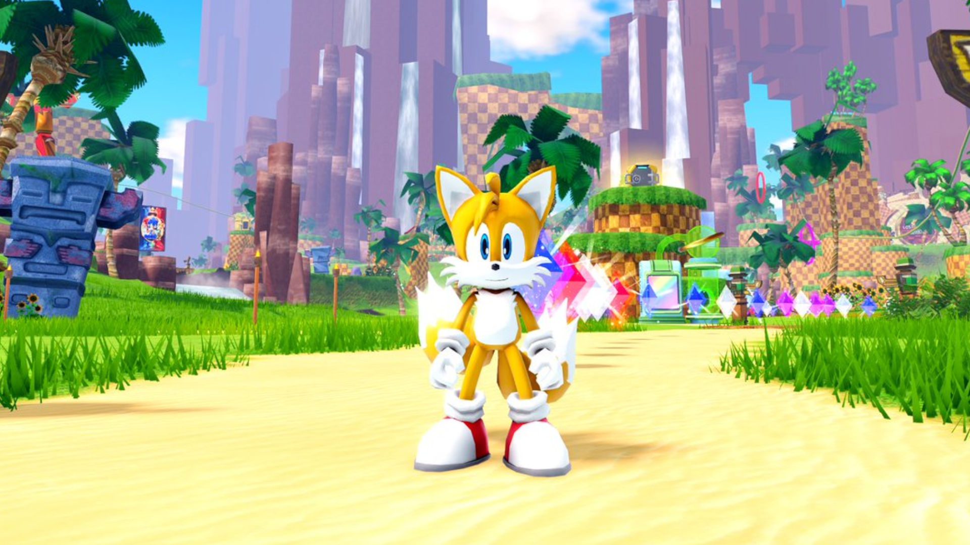 Tails no Sonic Speed ​​Simulator