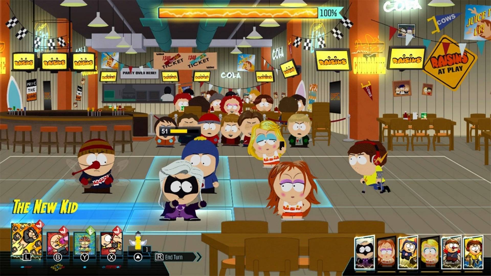 Jogos engraçados: vários personagens de South Park travam uma batalha 