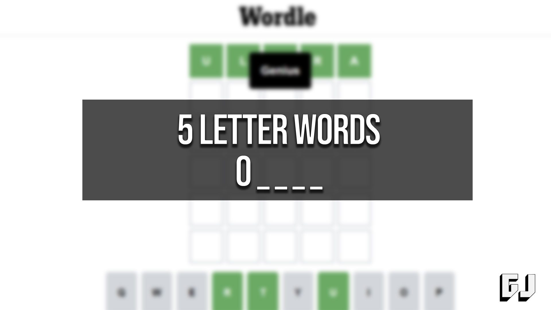 Palavras de 5 letras começando com O - Guias Wordle