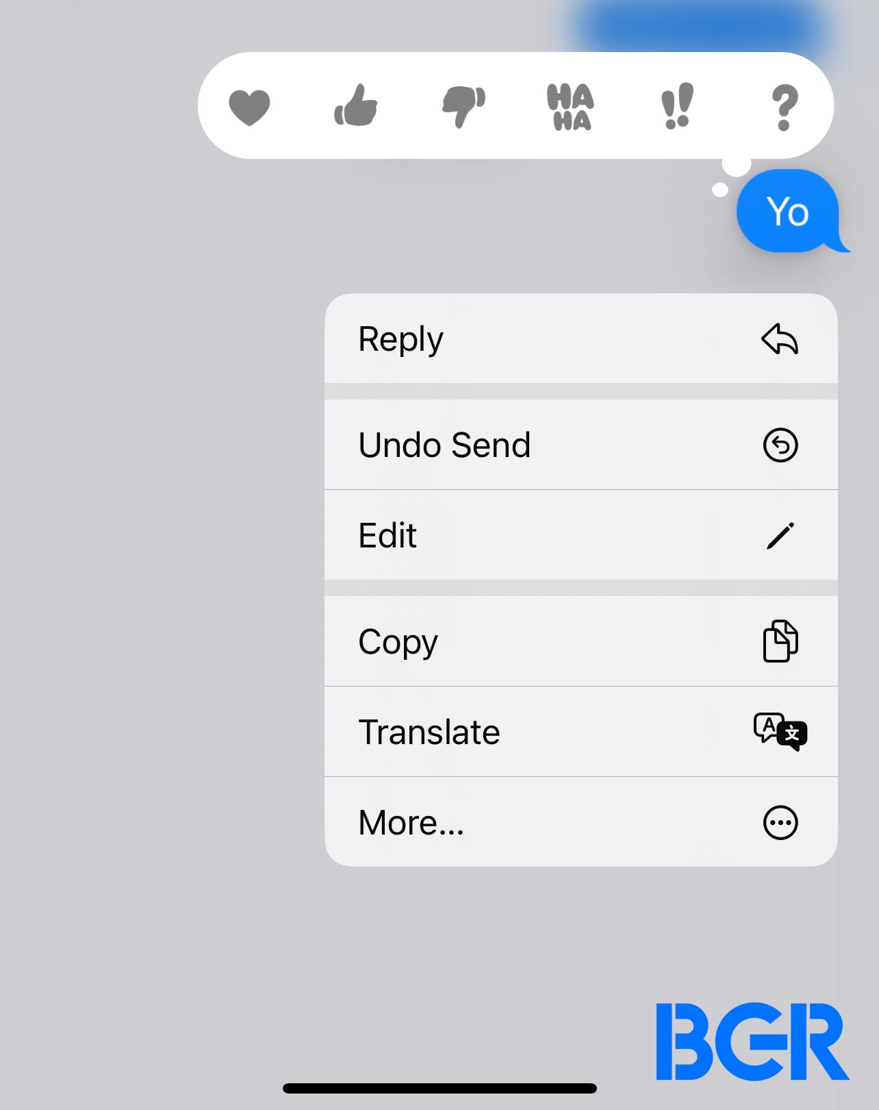 O iOS 16 permitirá que os usuários editem uma iMessage enviada.